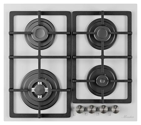 Варочная панель газовая Monsher MGG 61 Blanc