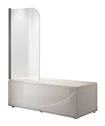 Душевая шторка на ванну Taliente TA-0814CP 80х140 см глянцевый, хром