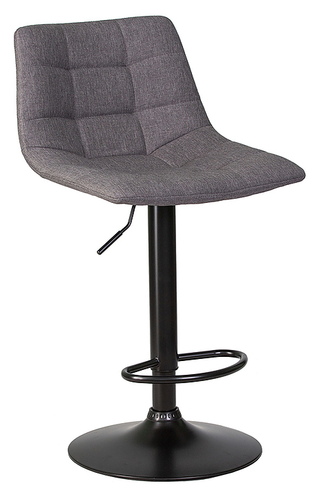 Стул барный DOBRIN 5017-LM-N TAILOR BLACK (серый, черный) 2 шт.