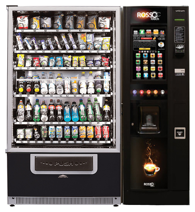 Комбинированный торговый автомат Unicum Rosso Bar Touch Long