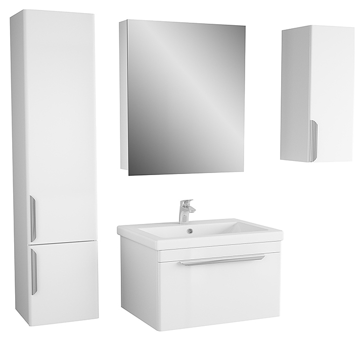 Гарнитур подвесной OWL Vind 70, 6 предметов, белый лак