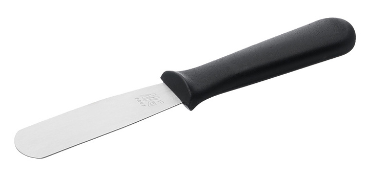 Лопатка кухонная MGprof 80929 24 см 10.5х3.2 см прямая, нержавеющая сталь