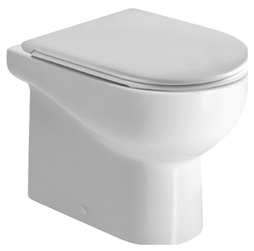 Унитаз приставной без бачка Azzurra NUVOLA NUVCTT000000BI