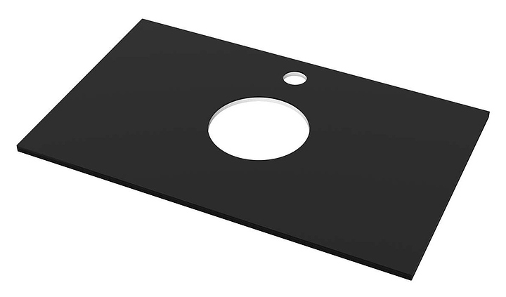 Столешница под тумбу Taliente TA-MB-ST100-Nero 100х49х1.5 см черный