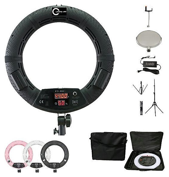 Лампа для визажиста Мэдисон&Co VZ-480 Prime кольцевая белая