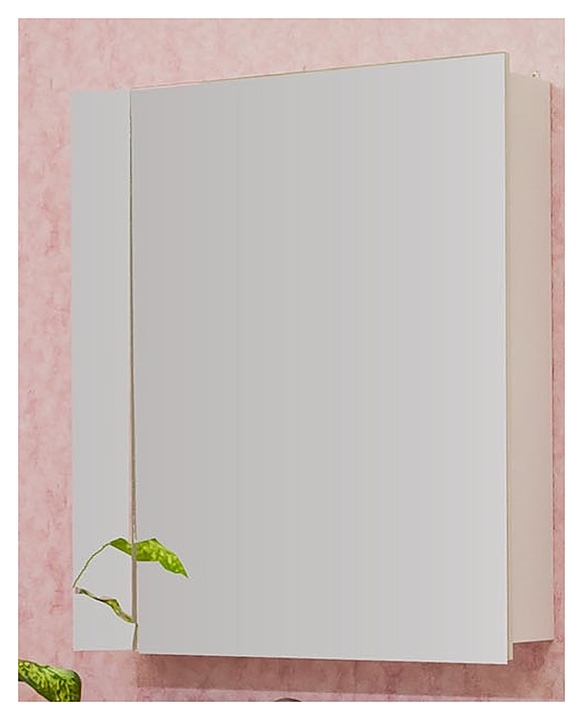 Зеркало Sanflor Анкона 70 см, правостороннее, белое