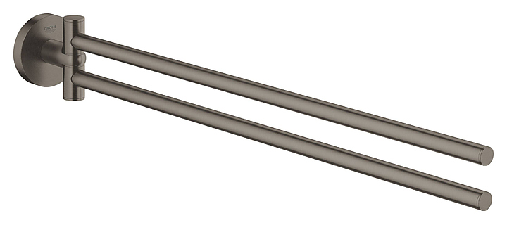 Держатель для полотенца двойной Grohe Essentials 40371AL1 темный графит матовый