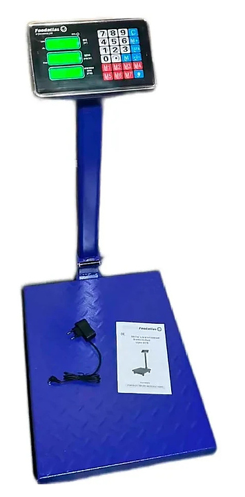 Торговые весы Foodatlas ВТН-500 500кг/100гр напольные, синий