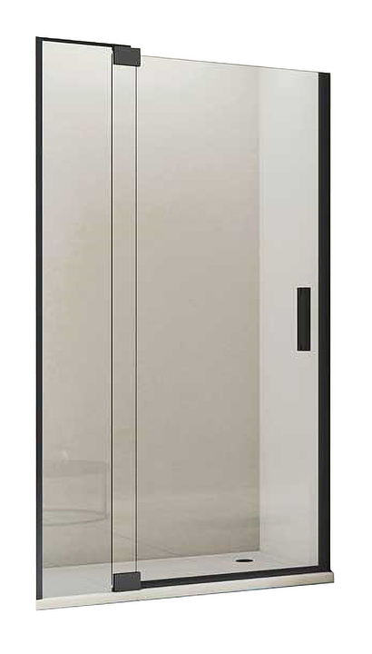 Дверь душевая Vincea Extra VDP-1E1011CLB 100х200 см с прозрачным стеклом, распашная, черный профиль