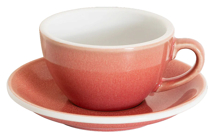 Кофейная пара Loveramics Egg Cappuccino CC088-121BBE/C088-149BBE 200 мл, ягодный (berry)