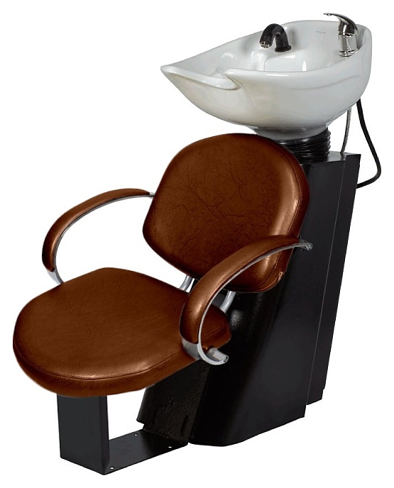 Мойка парикмахерская МЭДИСОН НИАГАРА с креслом ОРИОН Люкс коричневым