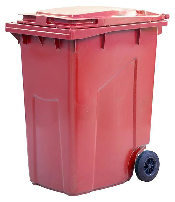 Контейнер для мусора ТАРА.РУ МКТ 360 красный
