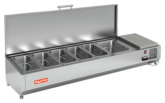 Витрина холодильная HICOLD VRTU 1525 (1/3)