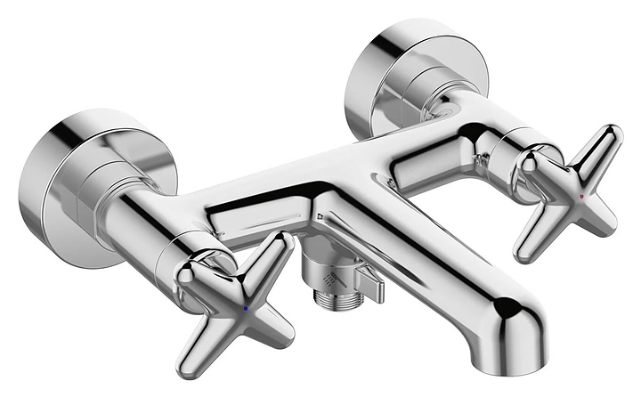 Смеситель для ванны и душа настенный IDDIS Acros ACRSB02i02WA