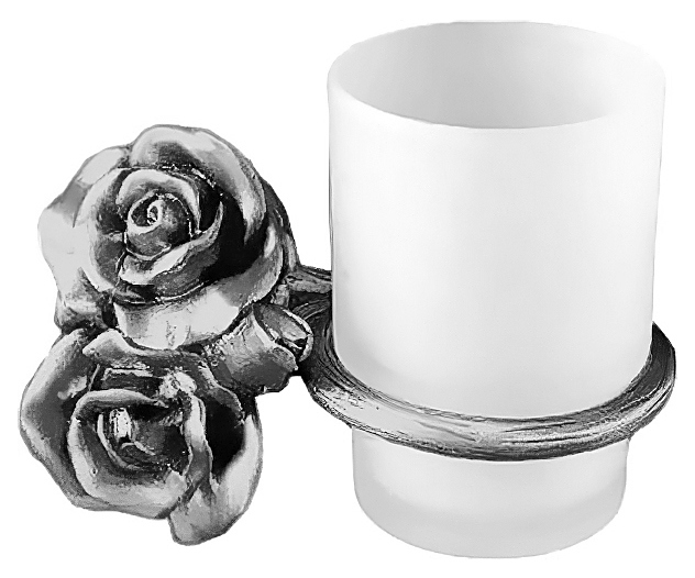 Держатель стакана подвесной Art&Max Rose AM-B-0914-T серебро