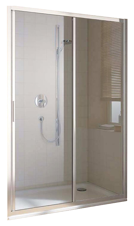 Дверь душевая Kermi CADA XS CK G2R 14020 VPK 141х200 см, 2-створ. раздвиж. с фикс. панелью справа