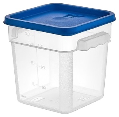 Контейнер для продуктов Gastroplast GSPP-4 3,8 л 20х19 см h=18,7 см (полипропилен) прозрачный