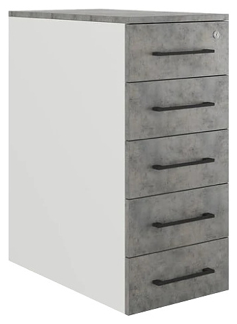 Тумба приставная КОБОР TS5-40/70 white/chicago