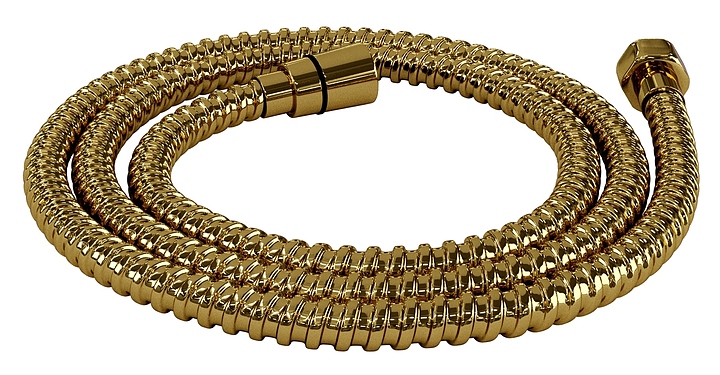 Шланг душевой Wasserkraft Sauer A197 глянцевое золото