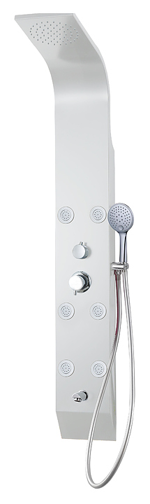 Панель душевая гидромассажная Taliente ТА-G-A02Wcr+s с изливом, хром