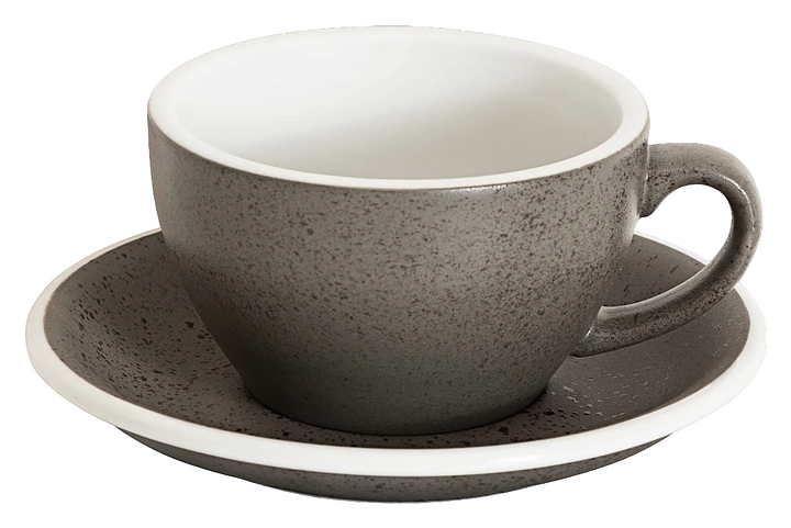 Кофейная пара Loveramics Egg Latte&Cappuccino Cup C088-103BGL/C088-69BGL 250 мл, гранитный (granite)