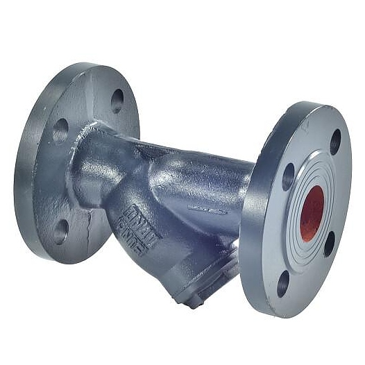 Фильтр сетчатый Ридан Y-образный чугун Ду 125 Ру16 фл ФСФ со сливной пробкой