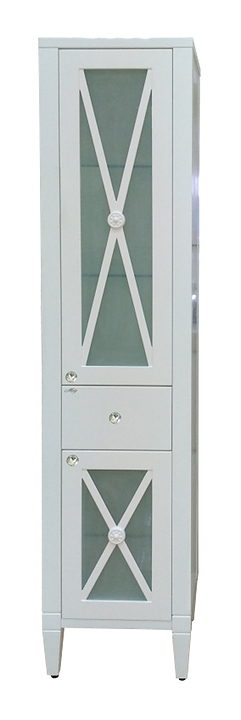 Шкаф-пенал Misty Анна-40 40,5х180 см, правый, белый