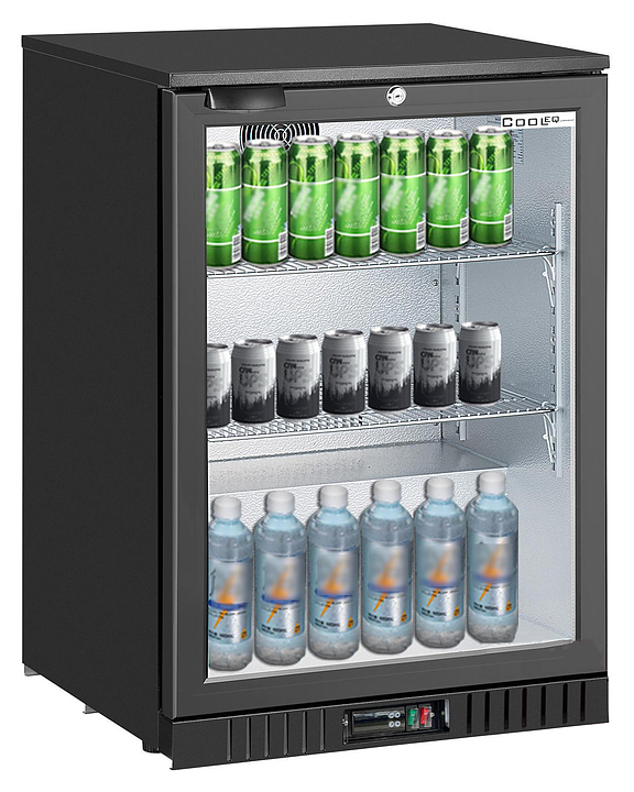 Шкаф холодильный барный Cooleq BF-140H черный
