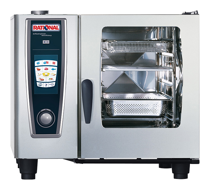 Пароконвектомат Rational SCC 61G 5 Senses (с поуровневой сигнализацией)