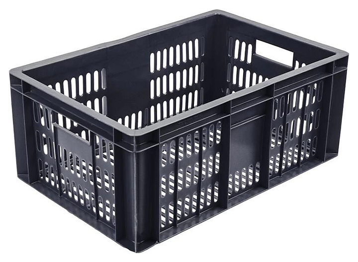 Ящик для колбасы ТАРА.РУ 201 МСК 600х400х250 мм черный