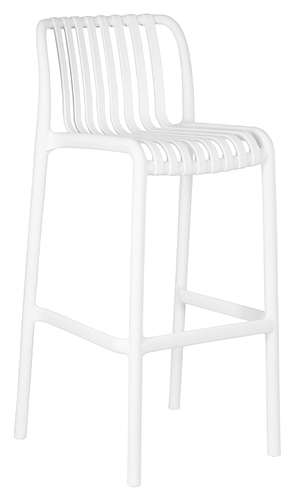 Стул барный DOBRIN 777PP-LMZL CHLOE BAR (белое)