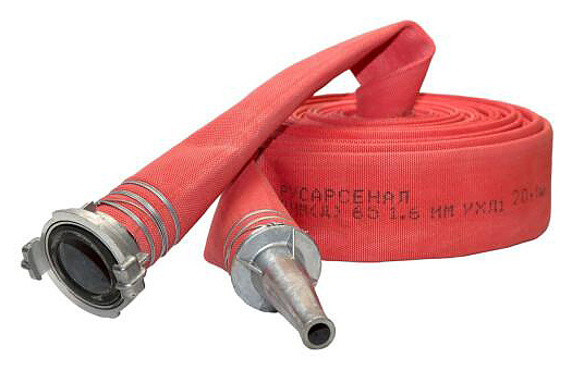 Рукав пожарный Русарсенал РПМ(Д)-65-1,6-ИМ-УХЛ1 + головка ГР-65А и ствол РС-70,01А