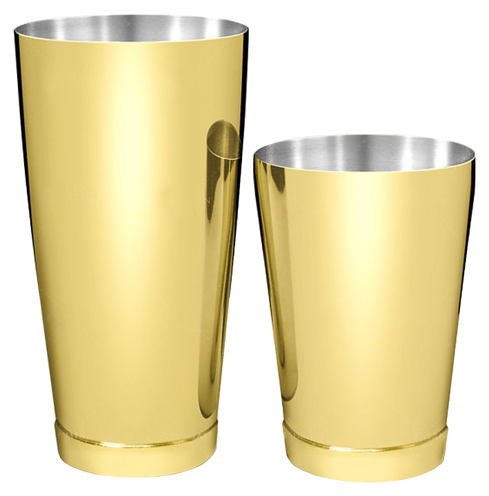 Шейкер бостонский Lumian Kenko L0201 750 мл, золотой