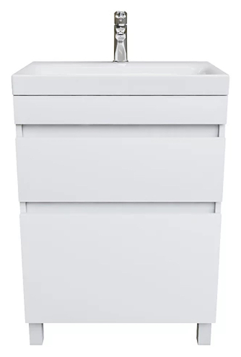 Тумба напольная с раковиной IDDIS Zodiac ZOD6CBFi95K 60 см, белая