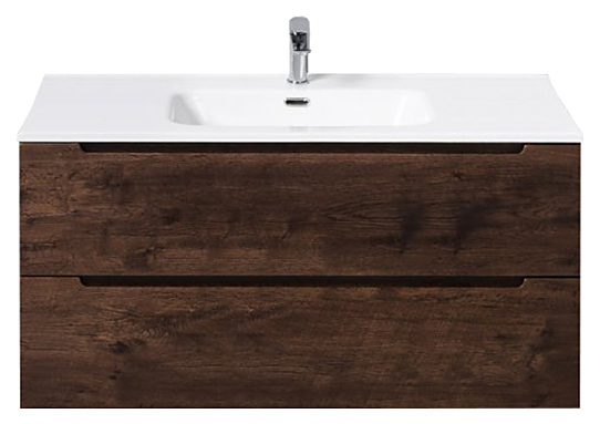 Тумба под раковину BelBagno ETNA-1000-2C-SO-RW-P темное дерево