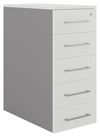 Тумба приставная КОБОР TS5-40/80 aluminum/premium