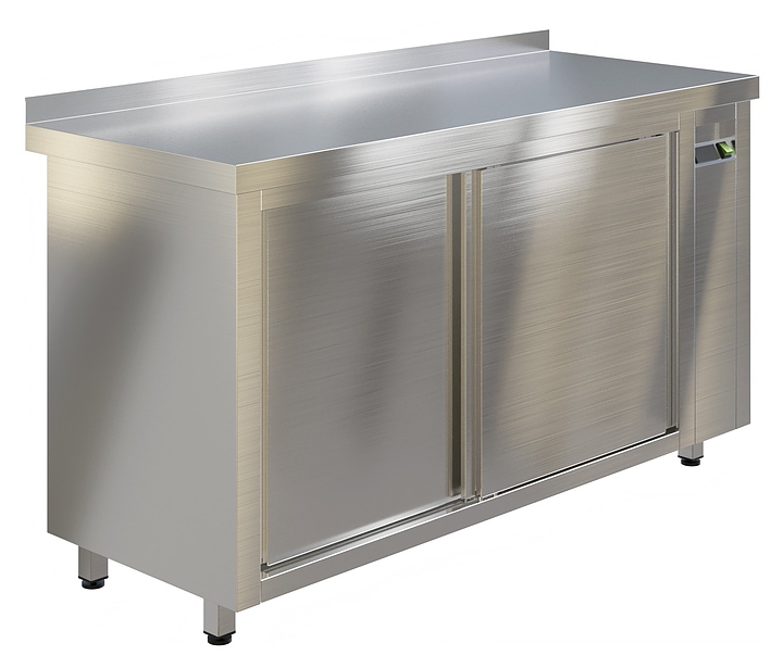 Стол тепловой Restoinox Т-СПЗК-17/6-Б закрытый с бортом