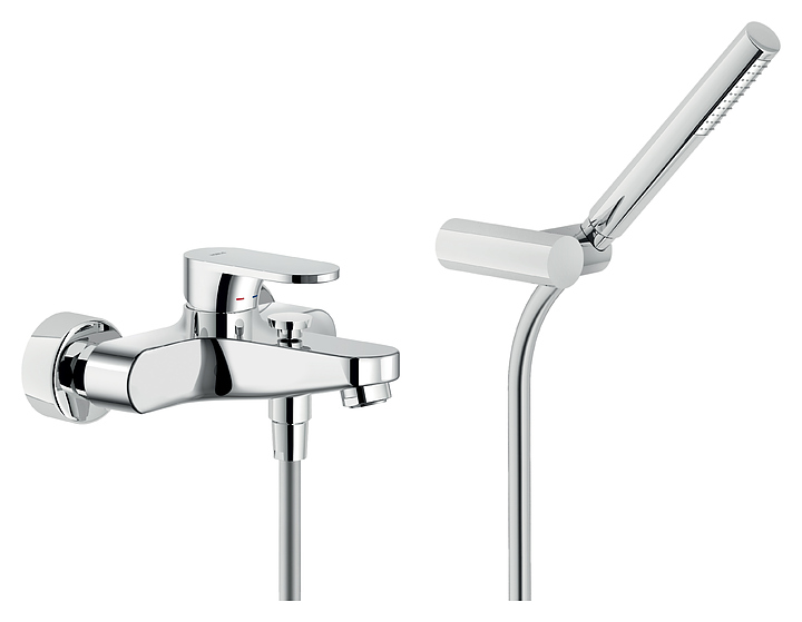 Смеситель для ванны с душем NOBILI YOYO YO126110CR с душевым гарнитуром