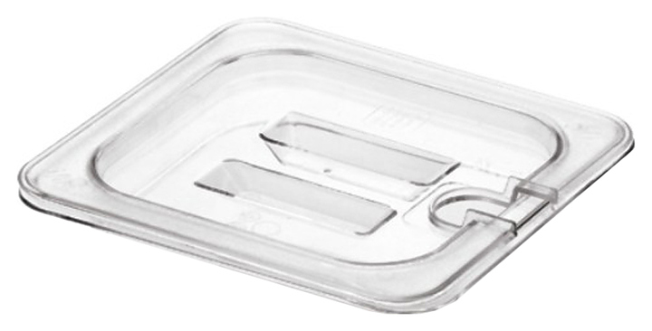 Крышка для гастроемкости MACO 8604-N GN 1/6 (176х162) с отверстием для ложки, поликарбонат