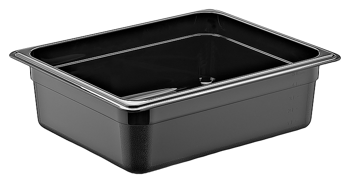 Гастроемкость Gastroplast GNPP-12100/B GN 1/2-100 (325х265х100) 5 л полипропилен черная