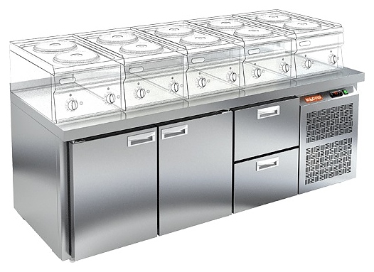 Стол морозильный HICOLD GN 112 BR2 BT LT