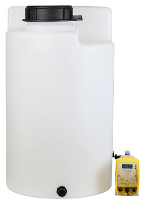 Комплекс дозирования SpaceAqua Dose 603-IMP, емкость 100 л, от счетчика Canature 85/89