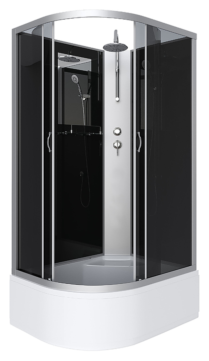 Кабина душевая Niagara NG-2510-14RBKT правая 120х80х210 см