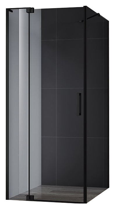 Уголок душевой CEZARES SLIDER-AH-1-80-90/100-GRIGIO-NERO