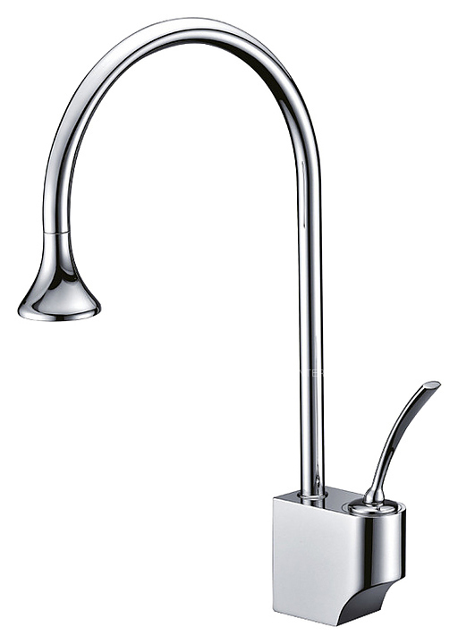 Смеситель для кухни LEMARK Soul LM6005C с высоким поворотным изливом, хром