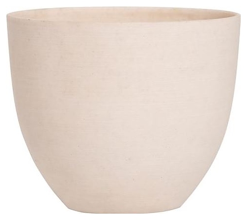 Кашпо Pottery Pots Coral (18х15 см) белое