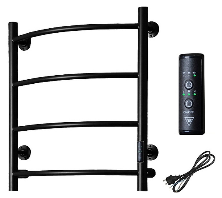 Полотенцесушитель электрический Тругор Пэк сп 5 60х50 см, черный
