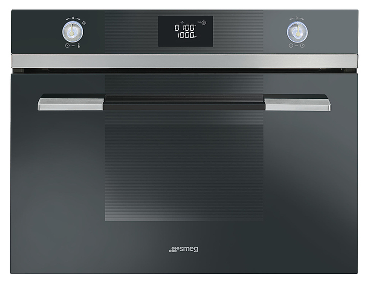 Духовой шкаф с функцией СВЧ SMEG SF4120MCN