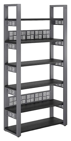 Стеллаж открытый КОБОР SO6-60/36 graphite/wood