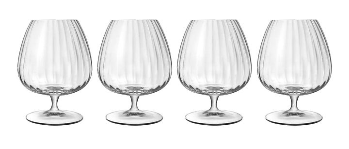 Набор бокалов для коньяка Luigi Bormioli A13192G1002AA02 SNIFTER Optica объем 465 мл, 4 шт, хрусталь
